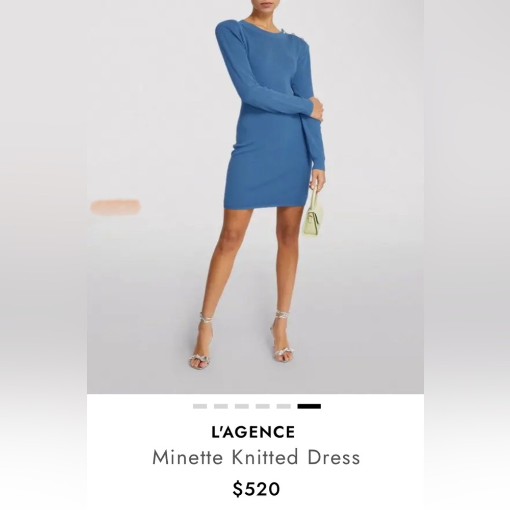 L'AGENCE Minette Knitted Dress